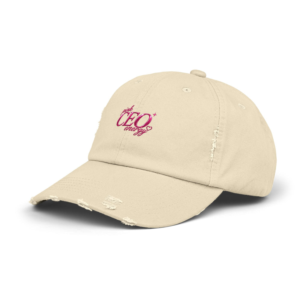 CEO Babe Distressed Cap