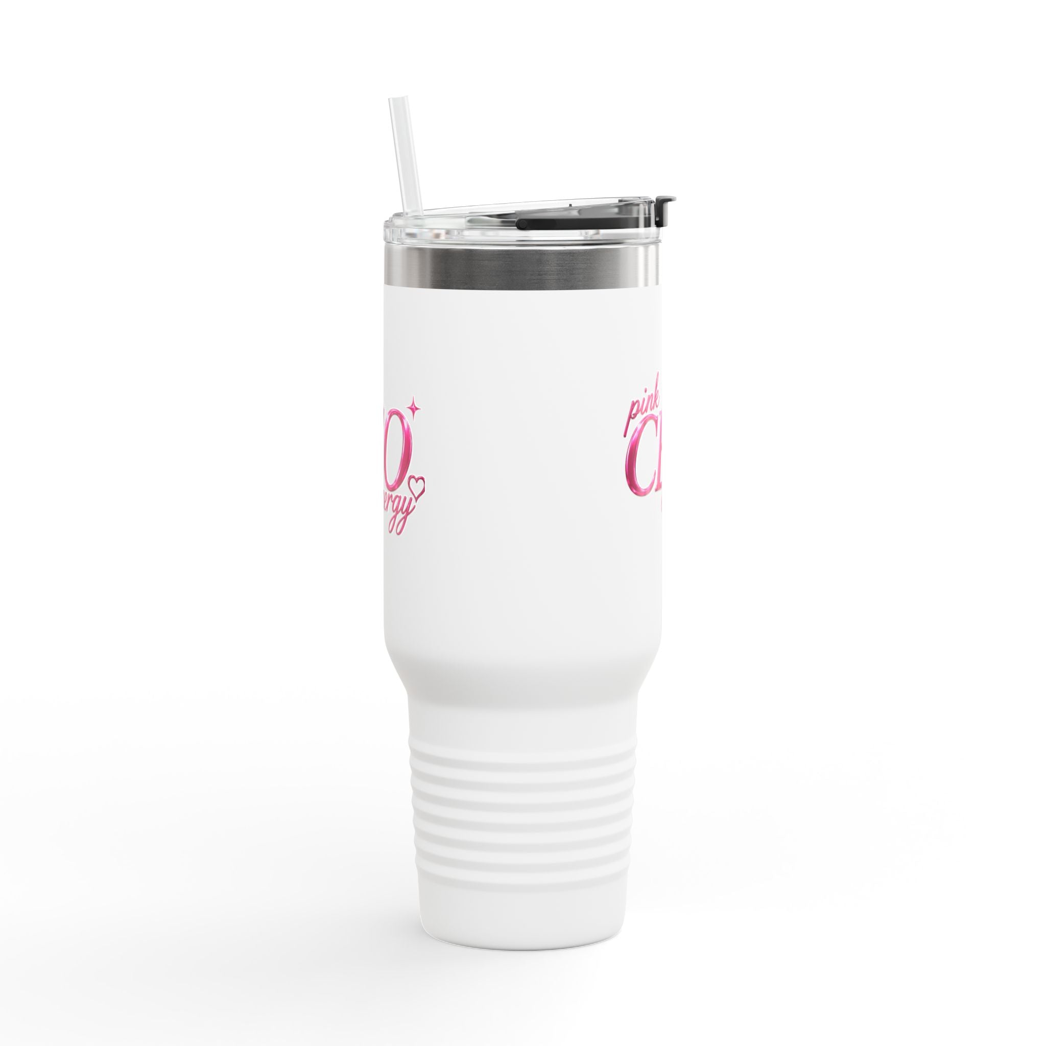 Pink CEO Energy 40oz Insulated Travel Mug