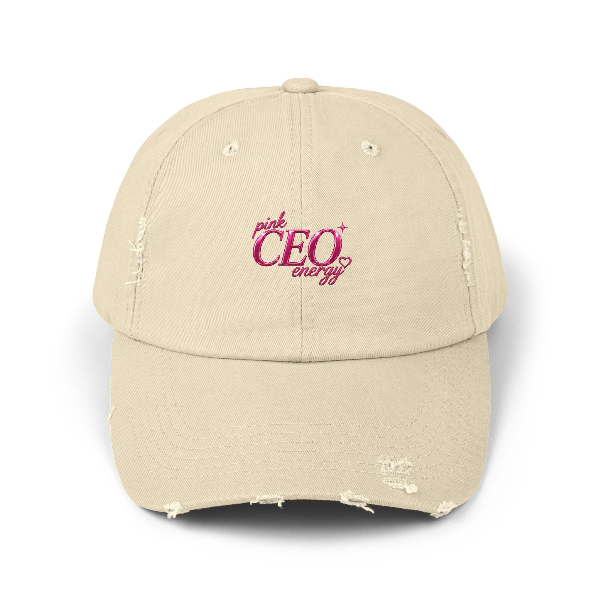 CEO Babe Distressed Cap