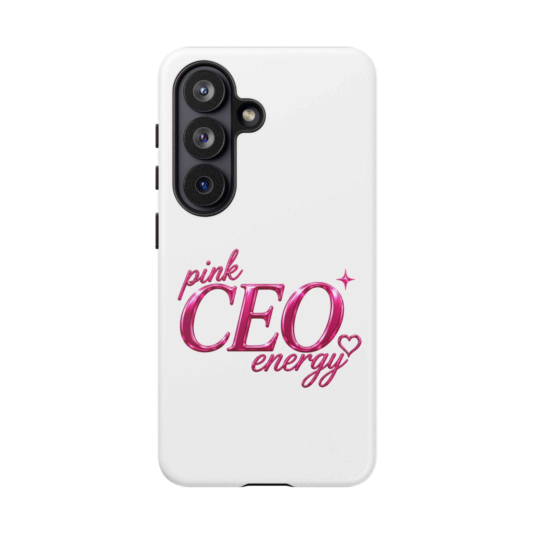 Phone Case — "Pink CEO Energy" Feminine Motivational Designer iPhone Case