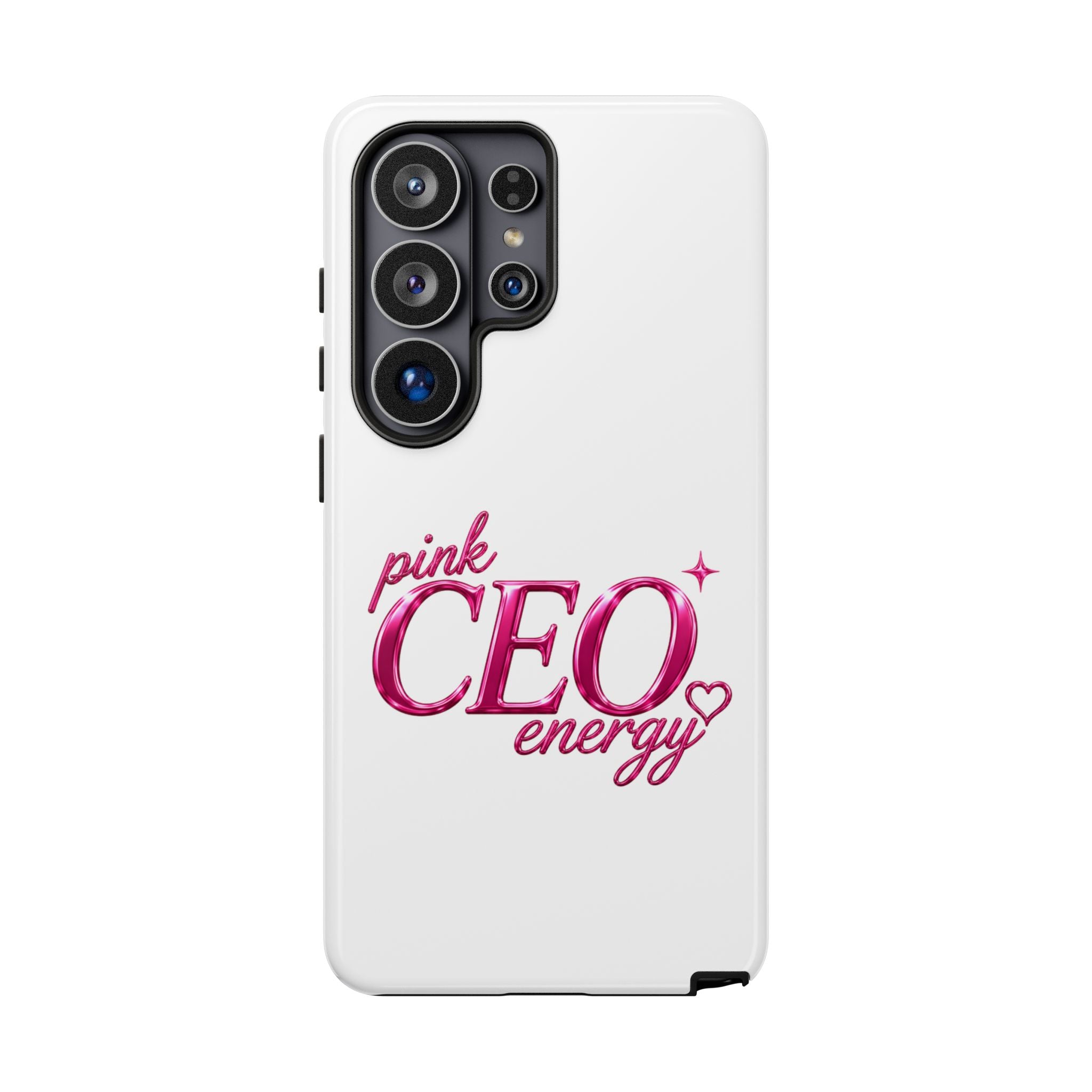 Phone Case — "Pink CEO Energy" Feminine Motivational Designer iPhone Case