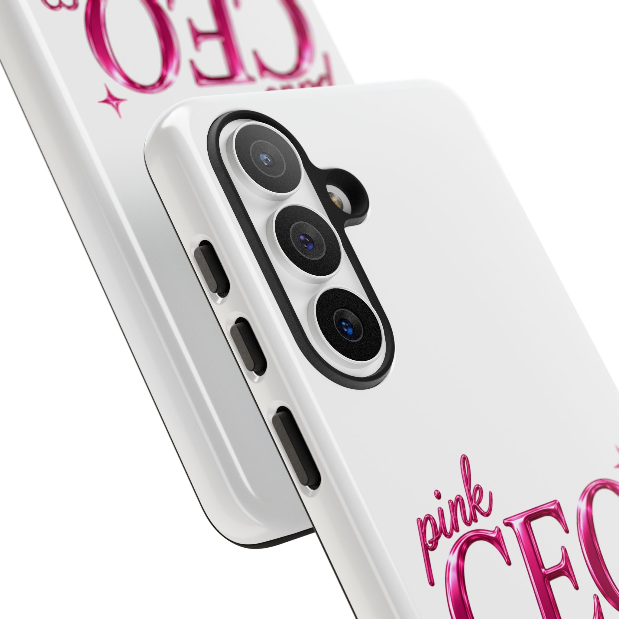Phone Case — "Pink CEO Energy" Feminine Motivational Designer iPhone Case