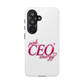 Phone Case — "Pink CEO Energy" Feminine Motivational Designer iPhone Case