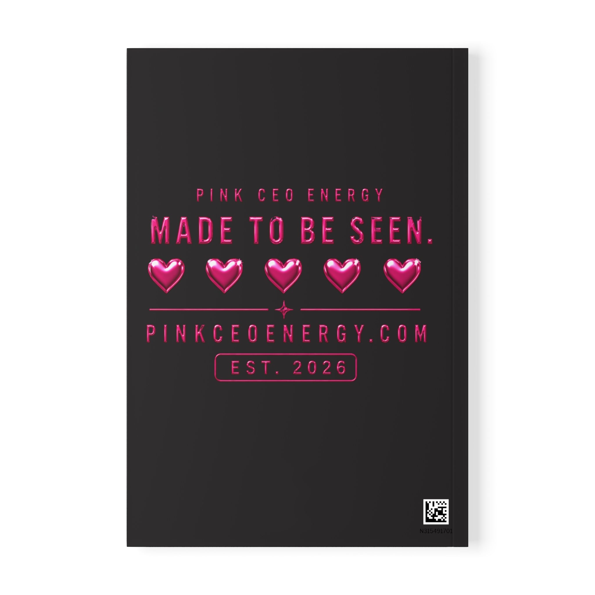 Pink CEO Energy A5 Notebook – Empowerment Journal