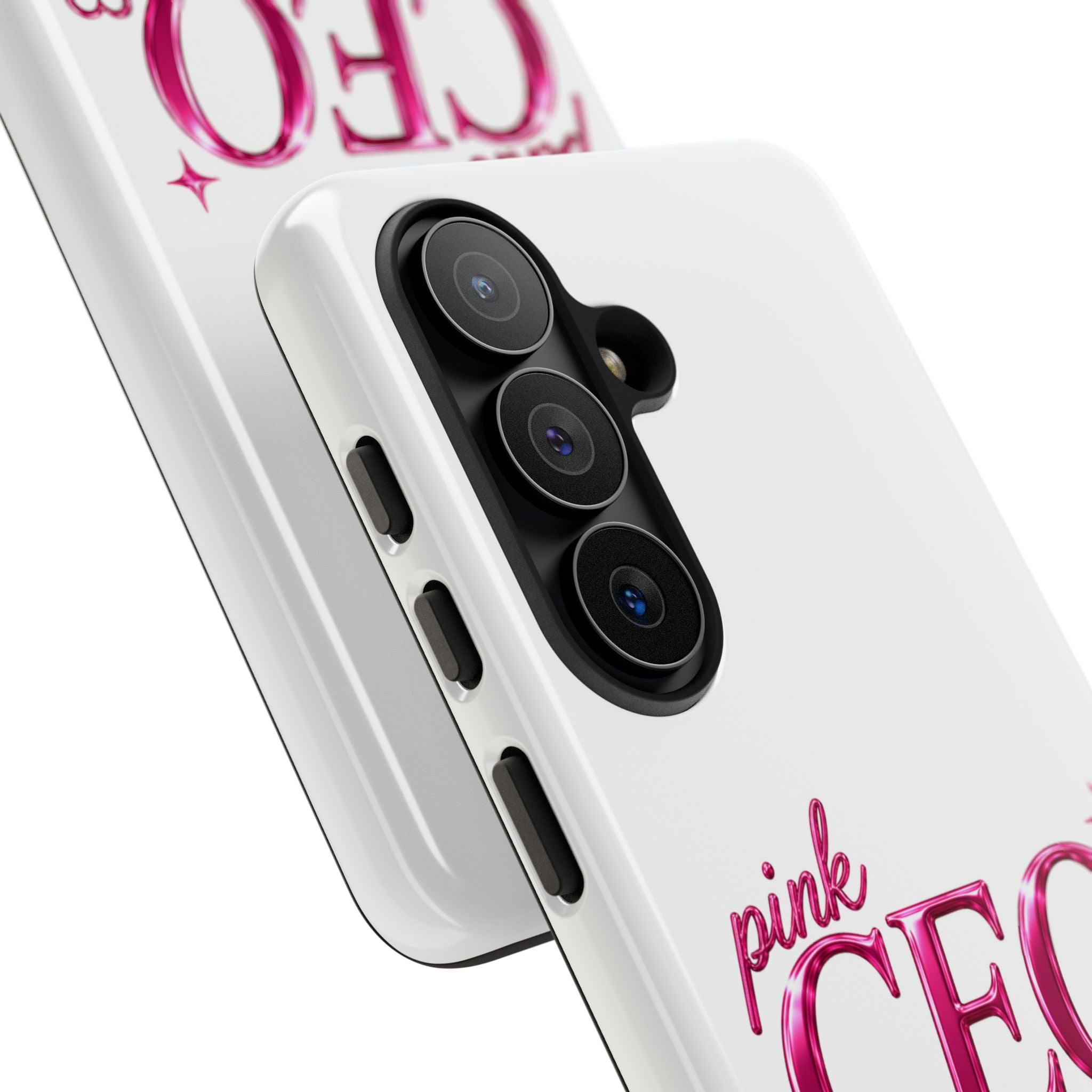 Phone Case — "Pink CEO Energy" Feminine Motivational Designer iPhone Case