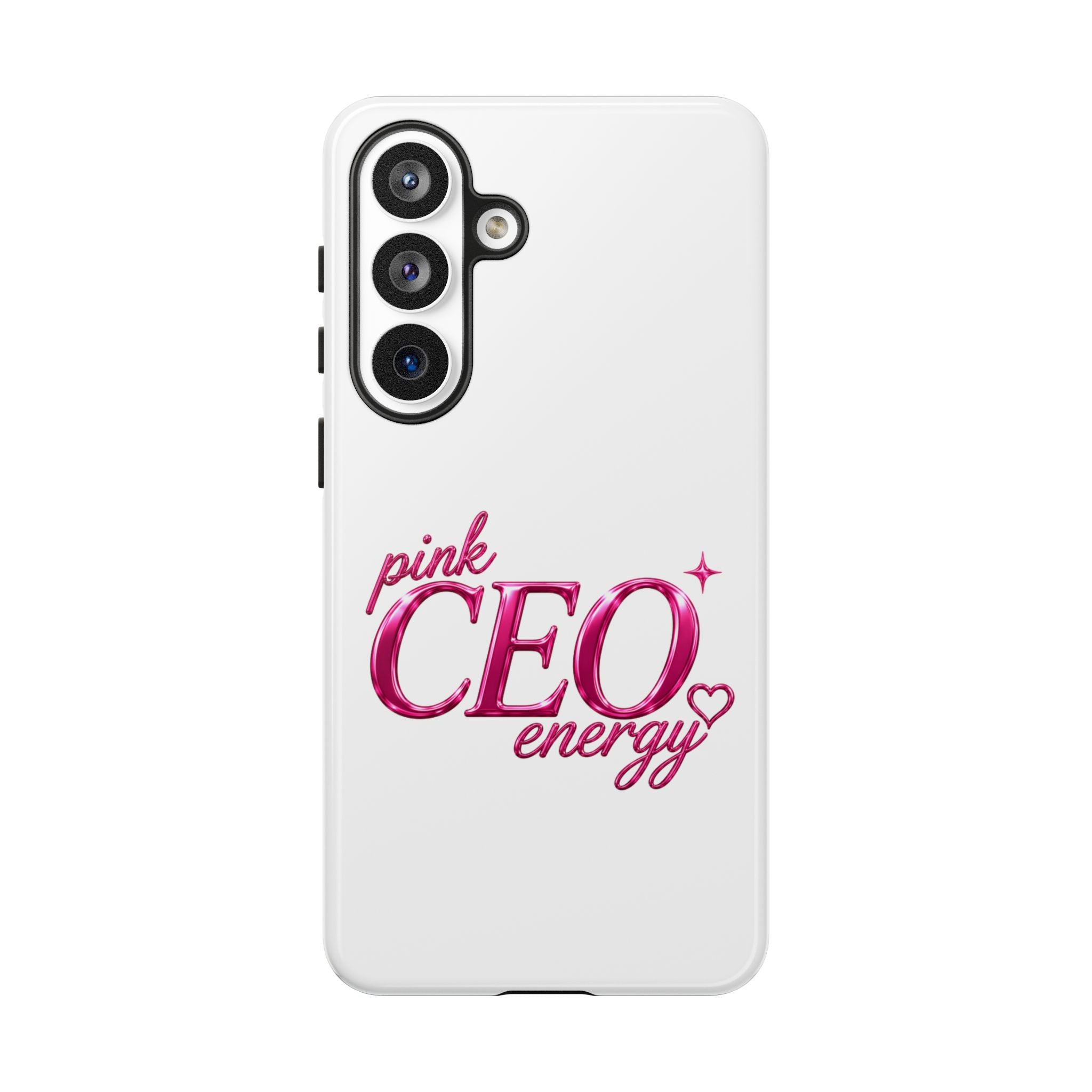 Phone Case — "Pink CEO Energy" Feminine Motivational Designer iPhone Case