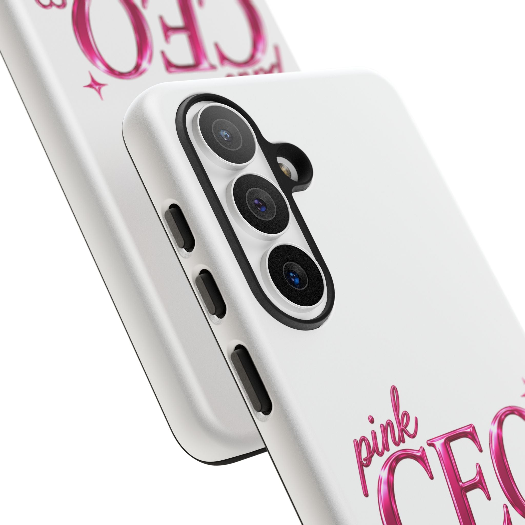 Phone Case — "Pink CEO Energy" Feminine Motivational Designer iPhone Case