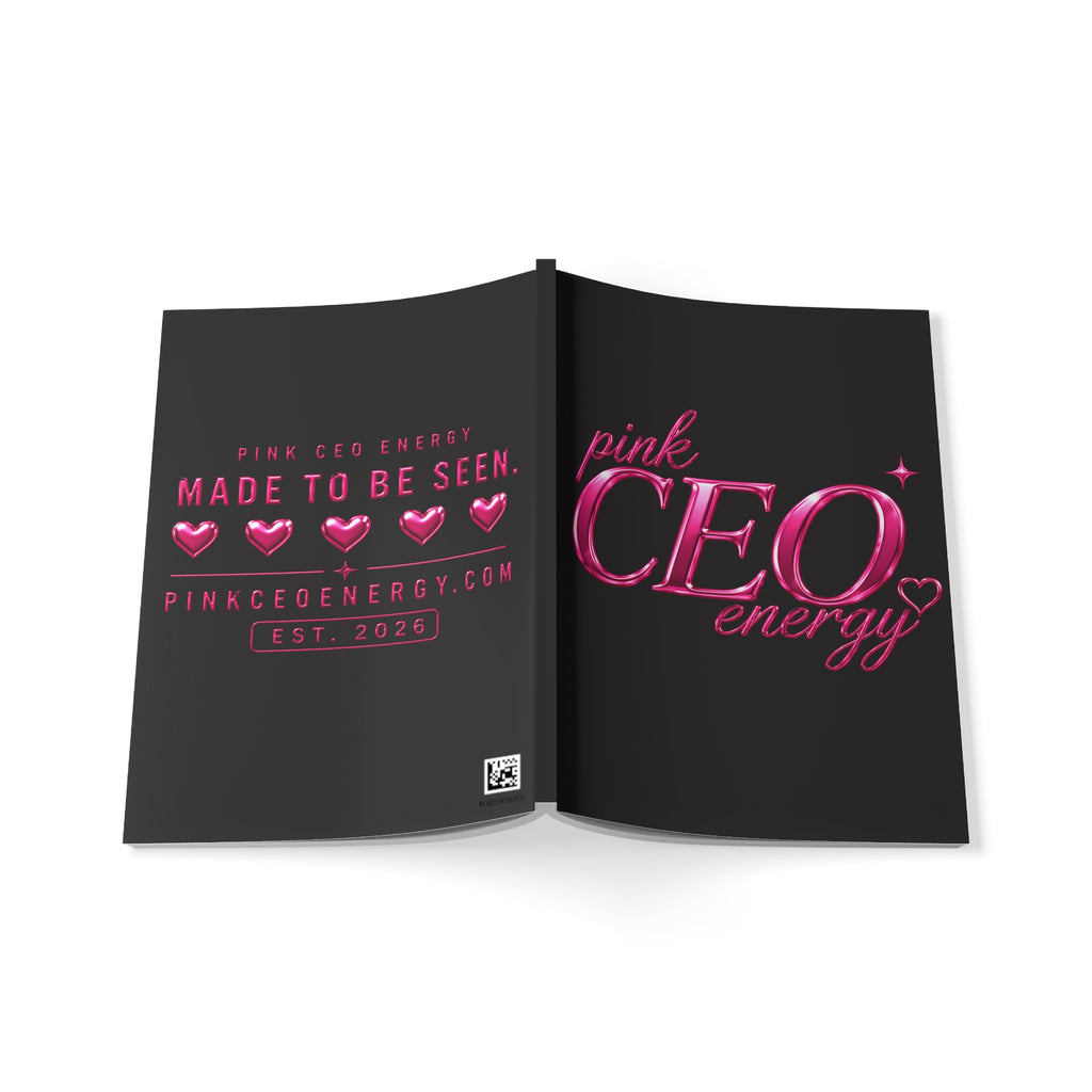 Pink CEO Energy A5 Notebook – Empowerment Journal