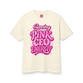 Pink CEO Energy T-Shirt — Heavyweight Garment-Dyed Tee
