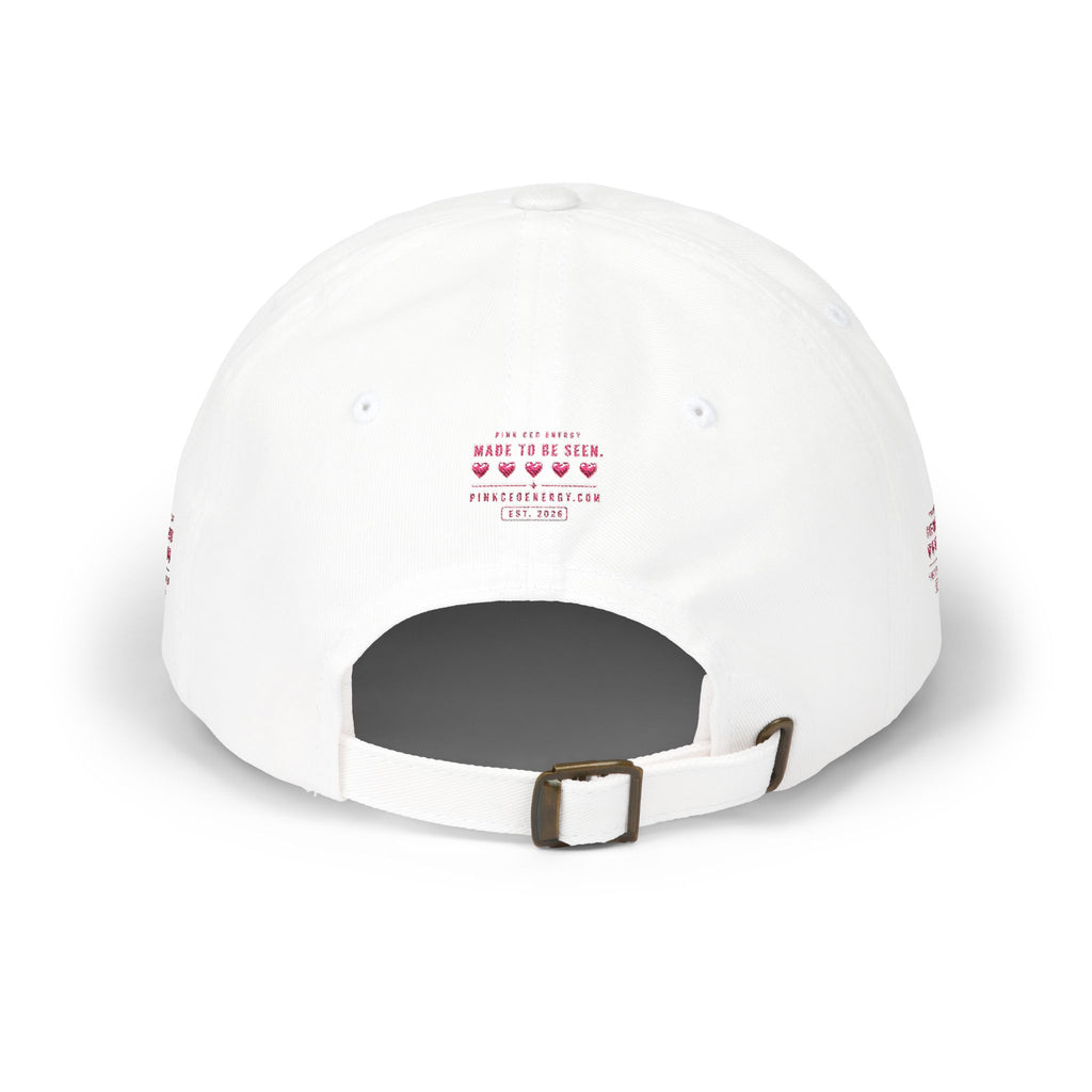 Dad Cap — Pink 'CEO' Embroidered Baseball Hat